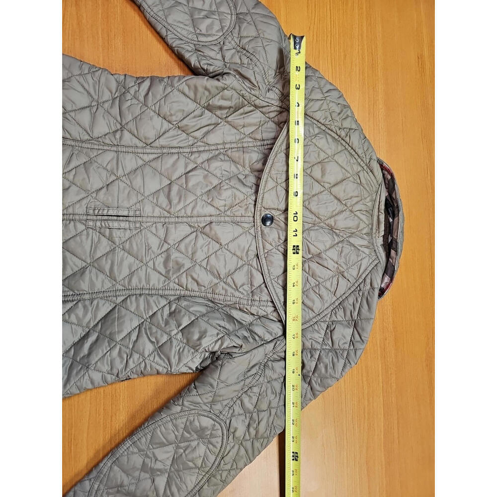 Burberry Finsbridge Short Tan Quilted Coat With COA Small P - Picture 13 of 16